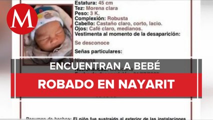 Localizan al bebé de 6 días de nacido que había sido sustraído del DIF en Nayarit