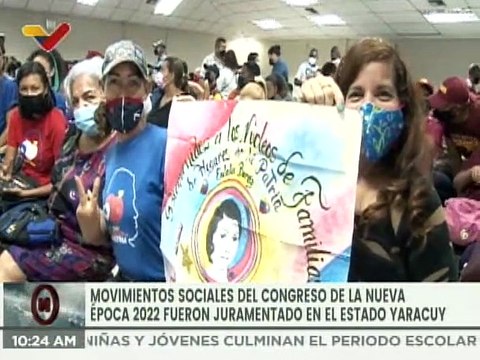 Yaracuy | Congreso de la Nueva Época 2022 juramenta a 36 estructuras de movimientos sociales