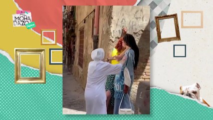 Viejita separa a mujeres que estaban besándose - Almohadazo Casero