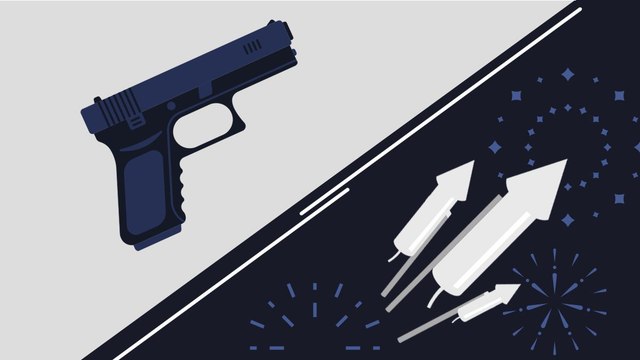 Comment faire la différence entre des coups de feu et des feux d’artifice?