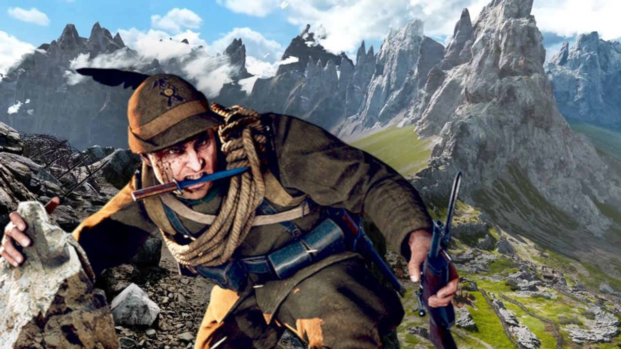 Ingame-Rundflug durch Isonzo zeigt WW1-Schlachtfeld, das es fast nie in Spielen gibt