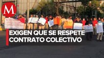 Al menos 70 petroleros bloquean avenida Marina Nacional en Cdmx, exigen mayor apoyo económico