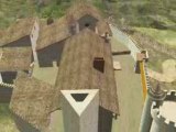 Un petit tour au dessus du chateau de Rochebaron en 3d