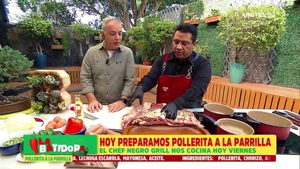 Receta de pollerita a la parrilla