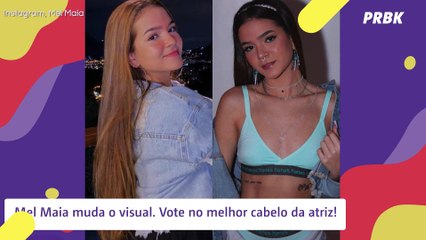 Mel Maia fica morena e amigos surtam com o visual. Vote no melhor cabelo dela!