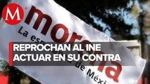 Morenistas acusan a INE y TEPJF de actuar en su contra por prohibir mítines proselitistas