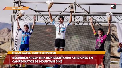 Recorren Argentina representando a Misiones en campeonatos de Mountain Bike