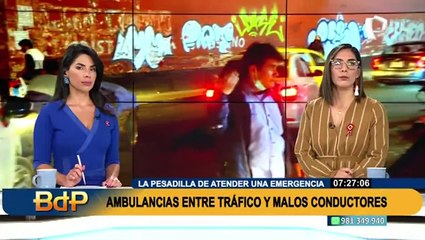 Download Video: Ambulancias afrontan la indolencia de conductores en su recorrido por atender una emergencia