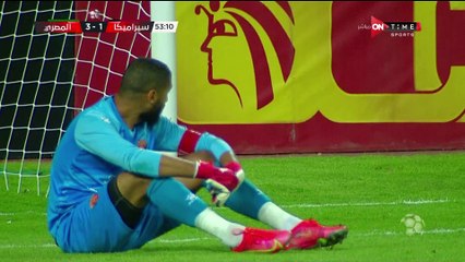 أموتو يسجل ثالث أهداف المصرى فى شباك سيراميكا