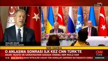 Tahıl koridorunda süreç nasıl olacak? Bakan Akar CNN TÜRK'te anlattı