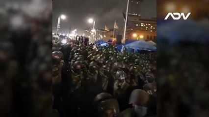 El ejército de Sri Lanka toma las calles.