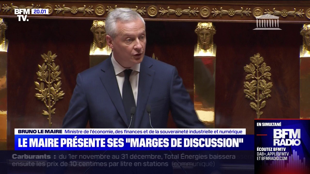 Projet de loi de finances rectificatives: Bruno Le Maire propose des "marges de discussion"