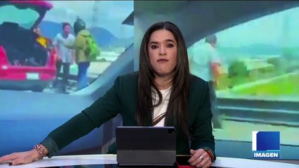 Identifican al repartidor que fue arrojado de un puente en Edoméx