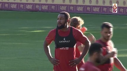 Galatasaray'ın yeni transferleri antrenmana katıldı