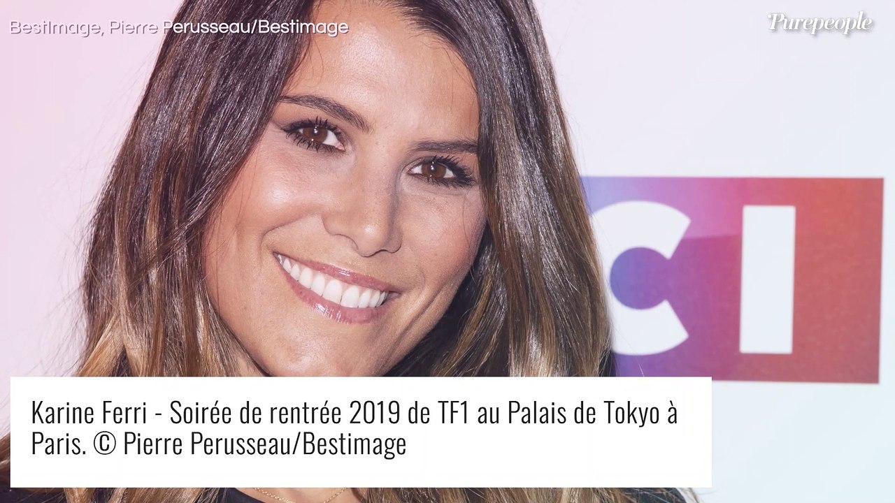 Karine Ferri sensuelle en bikini dans une piscine : elle s'éclate sur sa bouée !