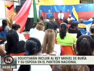 En Yaracuy solicitan trasladar los restos simbólicos del Rey Miguel de Buría al Panteón Nacional