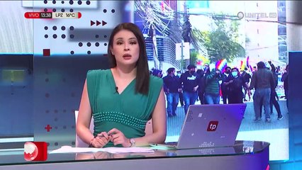 Aprehendidos por la marcha de plataformas en La Paz