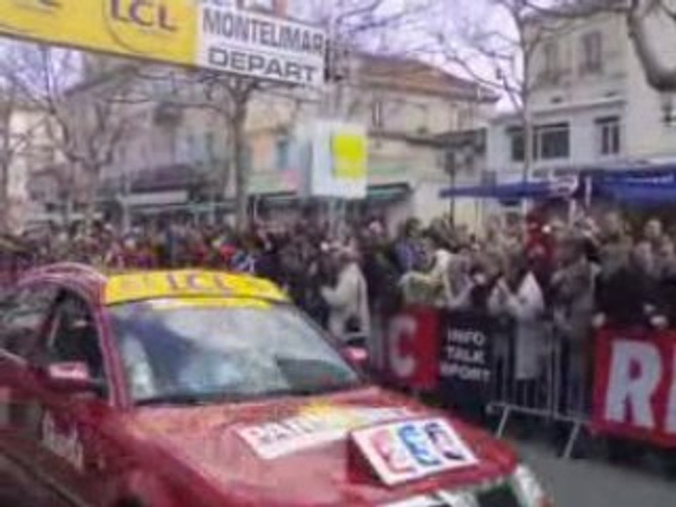 Paris-Nice départ de l'étape de Montélimar