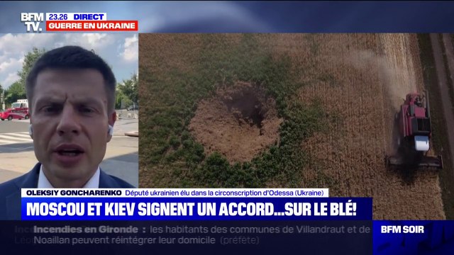 Oleksiy Goncharenko, député ukrainien: L'Ukraine a 20.000 millions de tonnes de céréales aujourd'hui