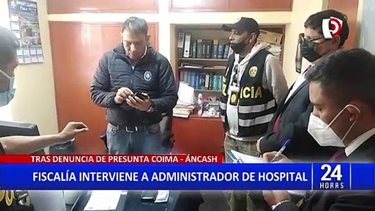 Áncash: Intervienen a administrador de hospital por presunta coima