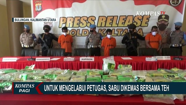 Polisi Gagalkan Penyelundupan 47 Kg Sabu di Perbatasan Indonesia-Malaysia