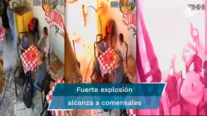 Flamazo en puesto de comida deja varios heridos en Durango