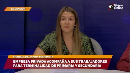 SALA CINCO | Empresa privada acompaña a sus trabajadores para terminalidad de primaria y secundaria