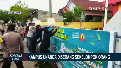 Buntut Kematian Satpam Pasca Demo Mahasiswa, Kampus Unanda Diserang Warga!