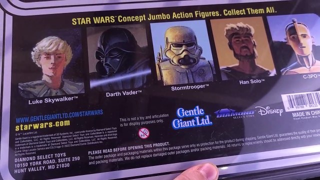 Gentle Giant Ltd Star Wars Darth Vader Concept Jumbo Vintage Kenner Figure Review