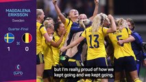 Sweden relieved with late winner but know they must do more v England