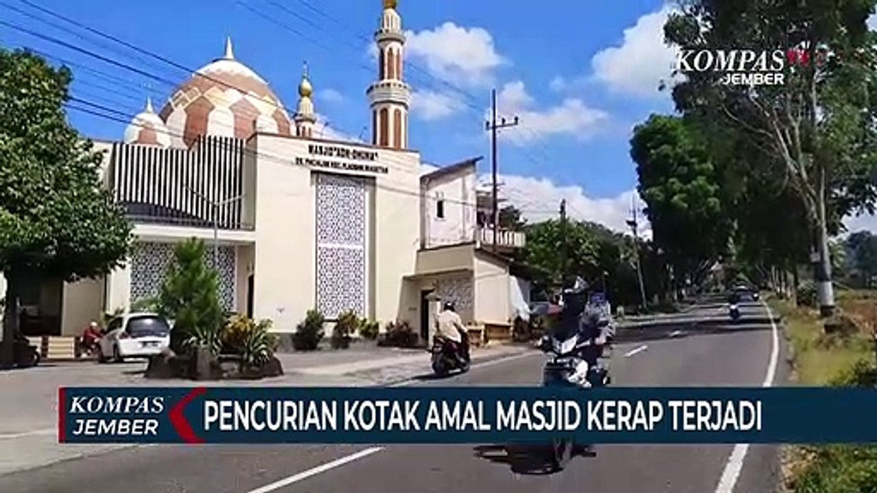 Dua Sejoli Curi Uang Kotak Amal Masjid Terekam CCTV