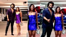 Malaika Arora with Arjun Kapoor Attended Ritesh Sidhwani Welcome Party for Russo Brothers | *Spotted