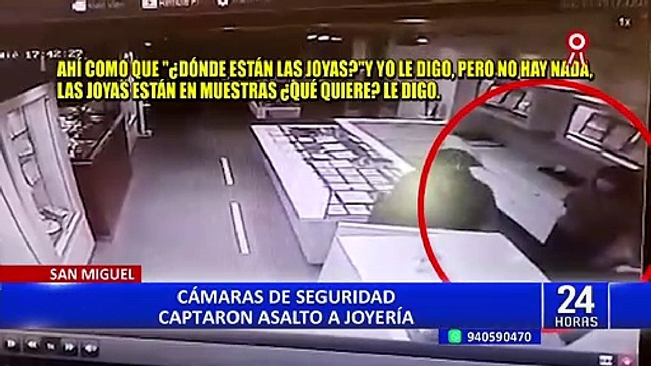San Miguel: así fue el paso a paso del ladrón que desató balacera tras asaltar joyería