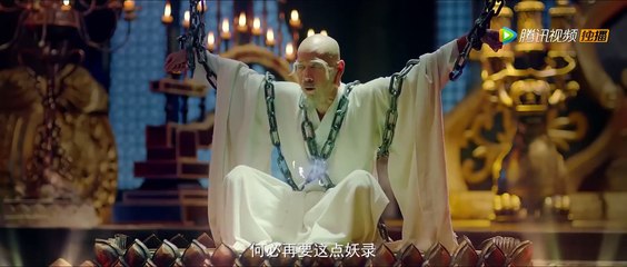 old monk gives his power to young monk after that he beat down demon - best scene