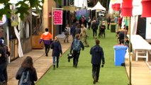 Muddy weekend of Splendour in the Grass music festival underway in Northern NSW