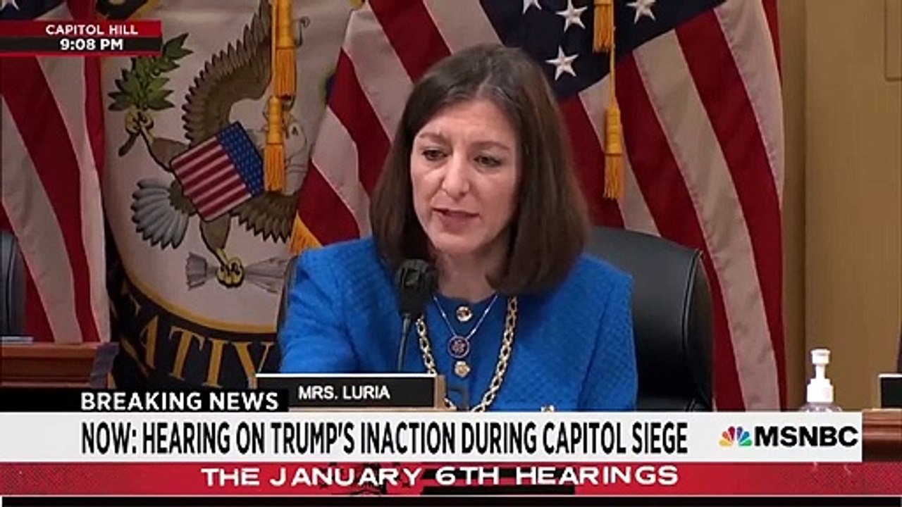 Hawley Gestured Towards Protesters And Fled Once They Rioted Says Rep. Luria