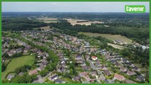 Le Brabant Wallon vu du ciel : Quartier résidentiel Les Quatre Sapins