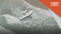 Kemalangan | Pesawat kecil terhempas di pantai California