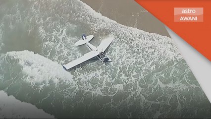 Kemalangan | Pesawat kecil terhempas di pantai California