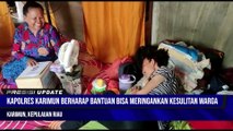 Jumat Berkah, Kapolres Karimun Berikan Bantuan Kepada Warga Yang Sakit Lambung Kronis Dan Anemia