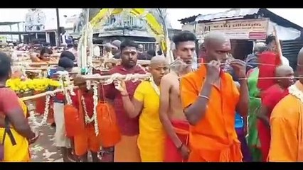 ஆடி கிருத்திகை முன்னிட்டு திருத்தணி முருகன் கோவிலில் பரணி ஆட்டம்