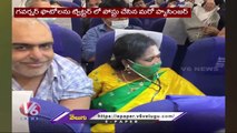 Governor Tamilisai Treats Sick Patient In Delhi Indigo Flight _ V6 News (1)