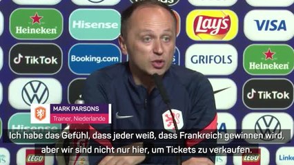 Parsons: "Nicht hier um Tickets zu verkaufen"
