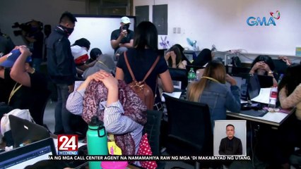 Call center na nangha-harass umano ng mga 'di makabayad ng utang, sinalakay | 24 Oras Weekend