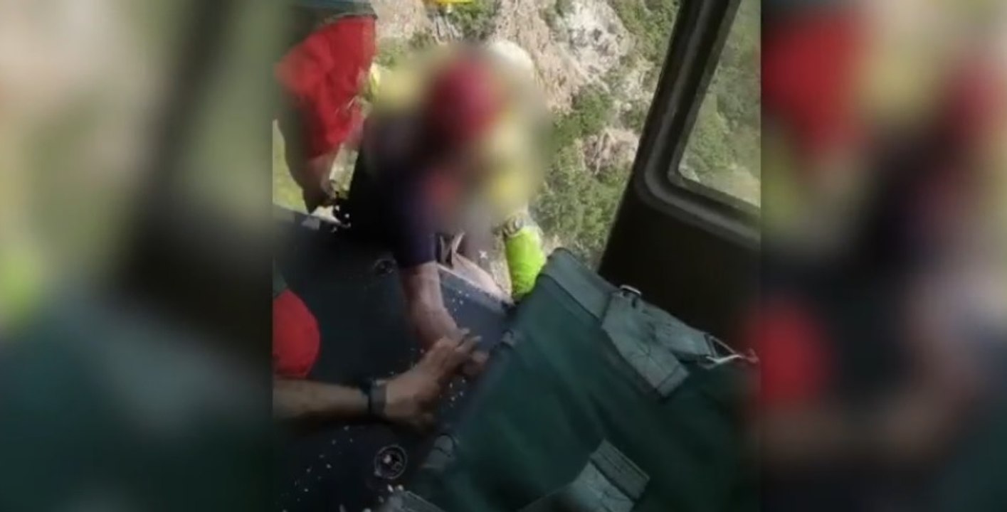 Torino - Soccorso escursionista statunitense sul Monte Pirchiriano (23.07.22)