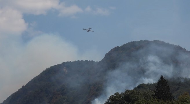 Friuli VG - Incendi boschivi in Val Resia (23.07.22)