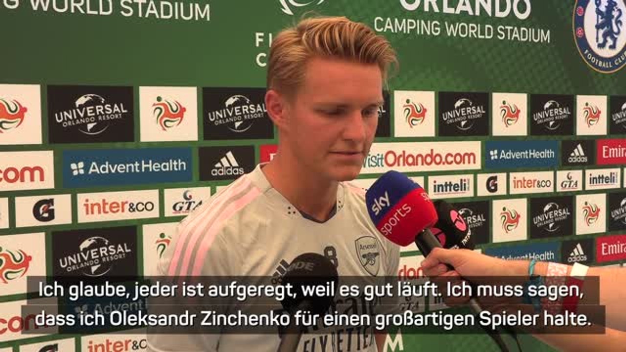 Odegaard: 'Zinchenko und Jesus bringen Erfahrung'