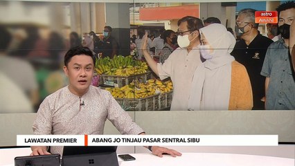 Lawatan Premier | Abang Jo tinjau Pasar Sentral Sibu