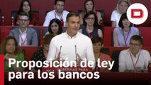 Sánchez anuncia la prohibición a bancos y energéticas de trasladar impuestos a ciudadanos