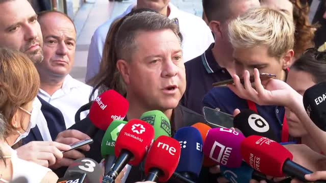 García-Page no desea "hablar de los socios, porque incluso me duele que a algunos los podamos llamar así"